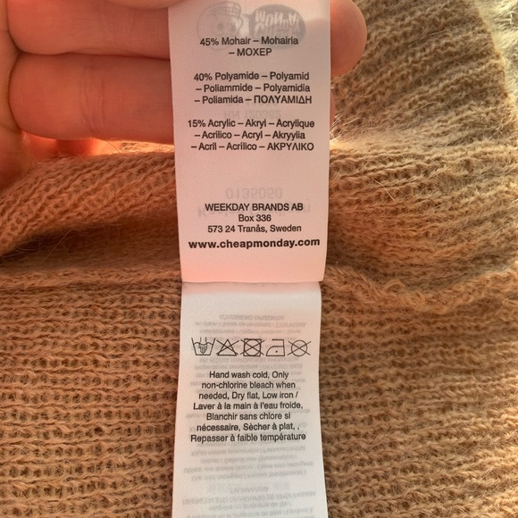 Kaelen Mohair Cardigan by Cheap Monday (discontinued) / Brand New - Picture 3 of 8